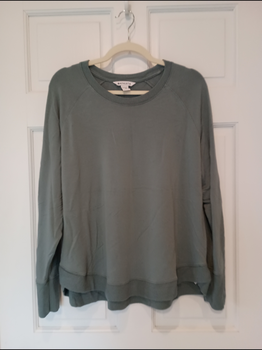 Athleta Minimalist Gray Mindset Sweatshirt